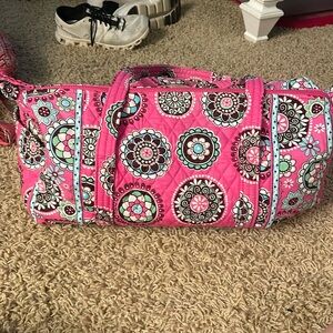 Pink Vera Bradley Duffel bag!